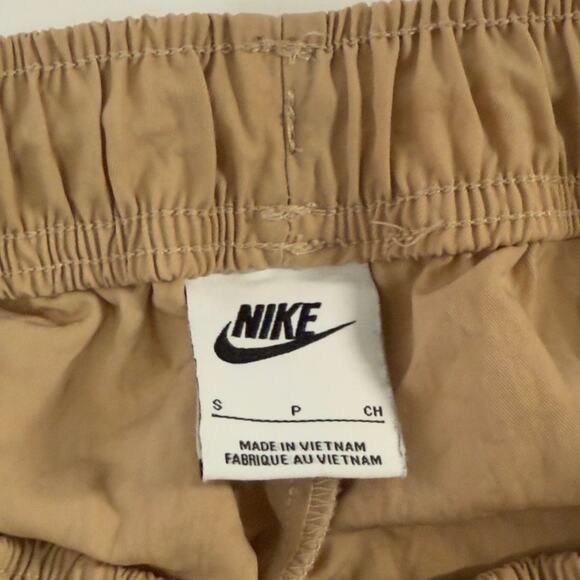 Nike Sportswear Essentials High Rise Wove Cargo Pants Khaki Tan Streetwear S - Picture 3 of 12